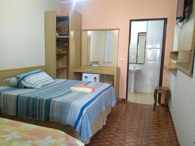 Vista Interna Apartamento Hotel Fazenda Estância Montagner