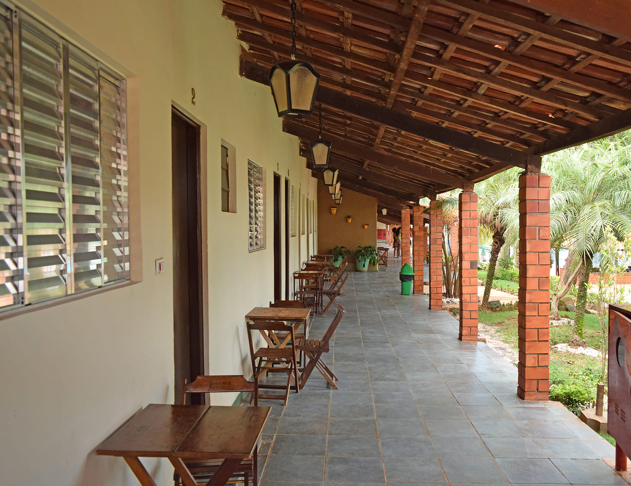 Vista dos Apartamentos Hotel Fazenda Estância Montagner